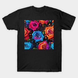 Rainbow flowers T-Shirt